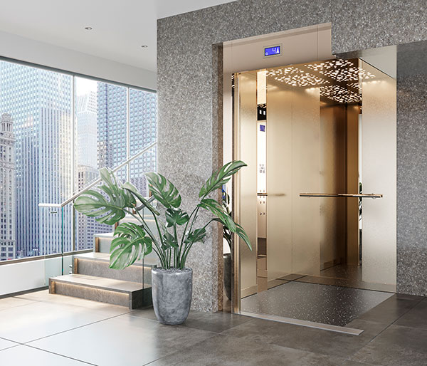 Seilaufzug mit hohem Niveau