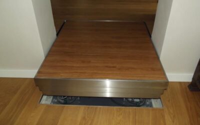 Spezial-Hubbühne für geringe Höhendifferenzen